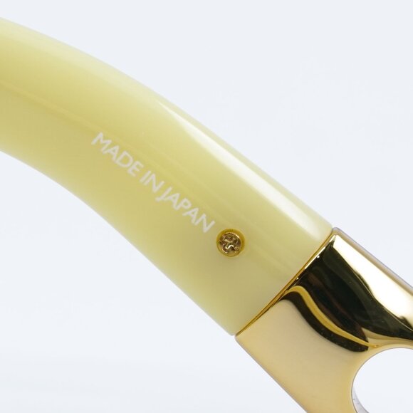 Jacquemus CARRE ROND JAC/10 C3 Sunglasses Yellow Geometric Frame, Yellow Lenses - Picture 13 of 13